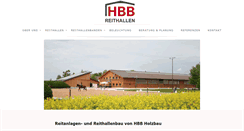 Desktop Screenshot of hbb-holzbau.de